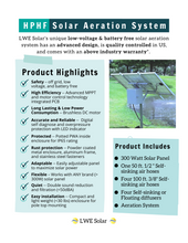 Load image into Gallery viewer, Full HPHF Solar Aeration System (All Parts Included)